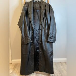 Jacqueline Ferrar Vintage 90’s Women’s Leather Trenchcoat